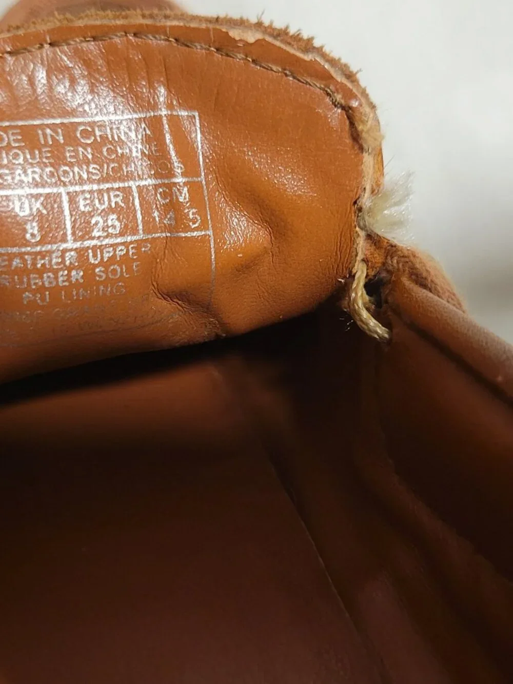 Cole Haan Tan Leather Moccasin Loafers Toddler Boys 8.5Y